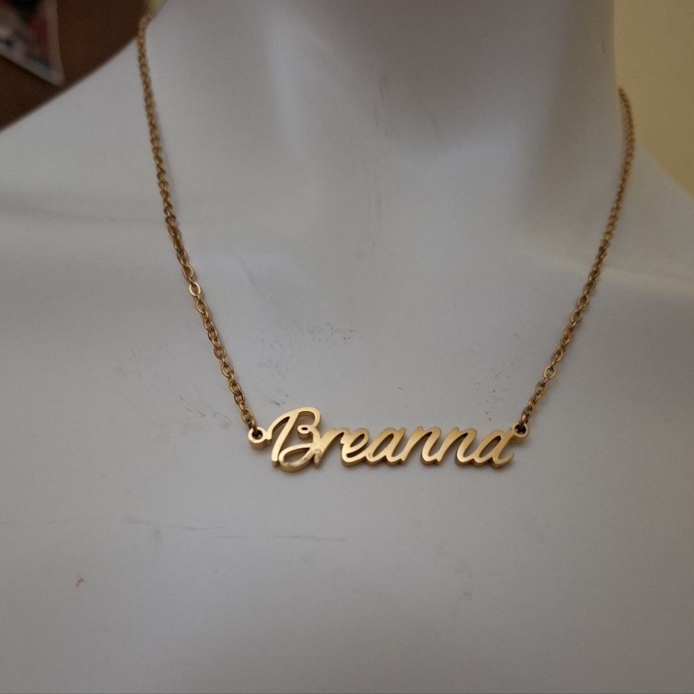 Gold Tone Breanna Necklace